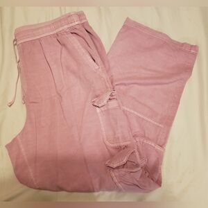 Old Navy Light Pink Wide Leg Pants